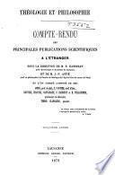 Revue de théologie et de philosophie