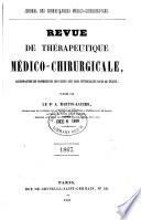 Revue de thérapeutique médico-chirurgicale