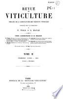 Revue de viticulture