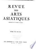 Revue des arts asiatiques