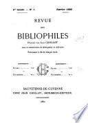 Revue des bibliophiles