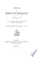 Revue des bibliothèques