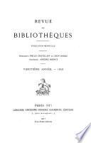 Revue des bibliothèques