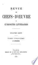 Revue des chefs-d'œuvre ancienne et moderne