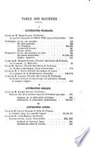 Revue des cours et conférences