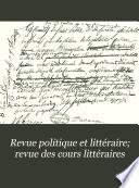 Revue des cours littéraires de la France et de l'étranger