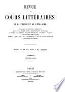Revue des cours littéraires de la France et de l'étranger
