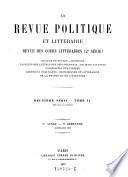 Revue des cours litteraires de la France et de l'etranger. (sous la direction de Eug. Yung et Em. Alglave.)