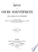 Revue des cours scientifiques de la France et de l'étranger