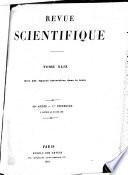 Revue des cours scientifiques de la France et de l'étranger