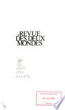 Revue des deux mondes