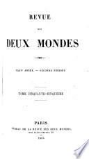 REVUE DES DEUX MONDES 