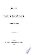 Revue des deux mondes
