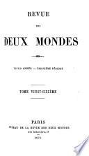REVUE DES DEUX MONDES XLVIII ANNEE. - TROISIEME PERIODE
