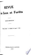 Revue des eaux et forêts