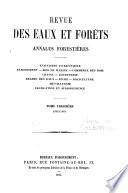 Revue des eaux et forêts