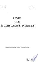 Revue des études augustiniennes