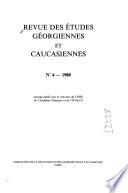 Revue des études géorgiennes et caucasiennes