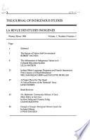 Revue Des Études Indigènes