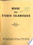 Revue des études islamiques