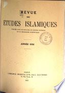Revue des études islamiques