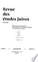 Revue des études juives