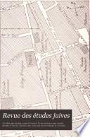 Revue des études juives