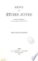 Revue des études juives