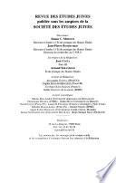Revue des études juives