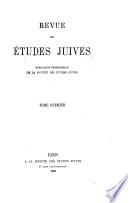 Revue des études juives