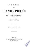 Revue des grands procès contemporains