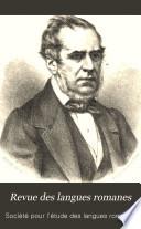 Revue des langues romanes