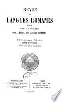 Revue des langues romanes