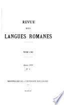 Revue des langues romanes