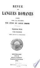 Revue des langues romanes