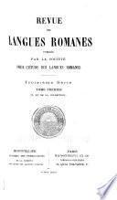 Revue des langues romanes