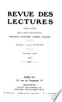 Revue des lectures