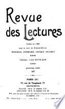 Revue des lectures