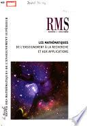 Revue des mathématiques de l'enseignement supérieur