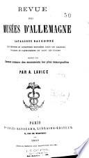 Revue des musées d'Allemagne