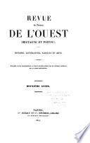 Revue des provinces de l'Ouest (Bertagne, Poitou, et Anjou)