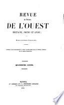Revue des provinces de l'ouest, Bretagne et Poitou
