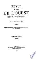 Revue des provinces de l'Ouest [ed. by A. Guéraud].