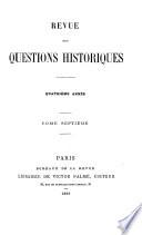 revue des questions historique