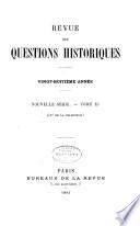 Revue des questions historiques