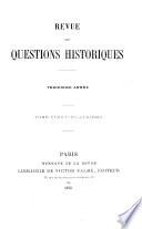 Revue des questions historiques