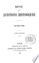 Revue des questions historiques