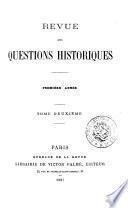 Revue des questions historiques