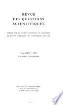 Revue des questions scientifiques