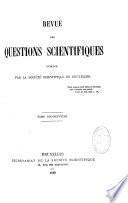 Revue des questions scientifiques